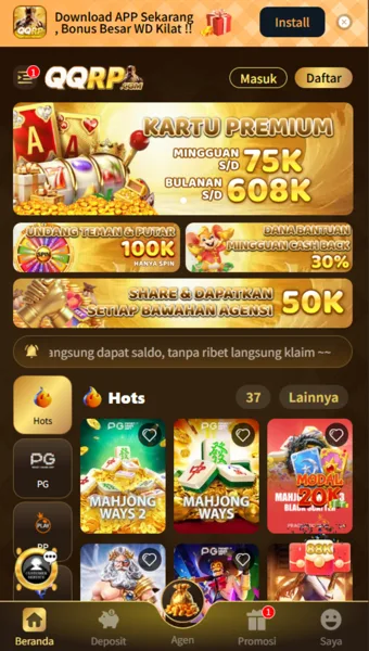 QQRP Bonus Member Baru 100%